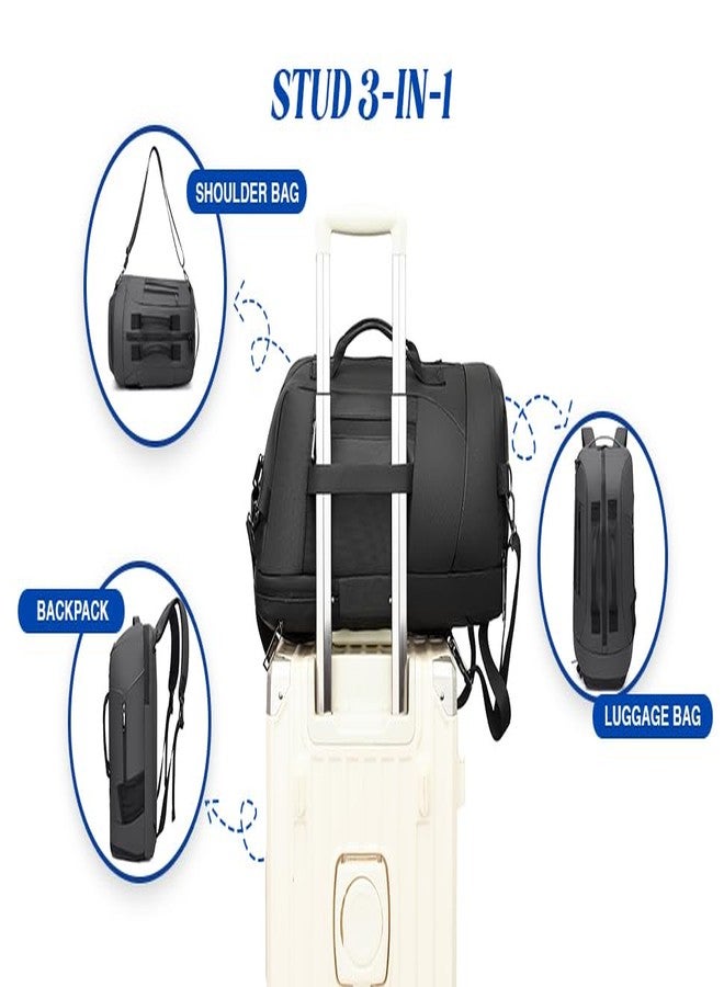 ristoss Urban Nomad backpack Polyurethane Zipper Closure Type with 55 Liter Capacity Bag_1108 (Navy Blue) - Image 2